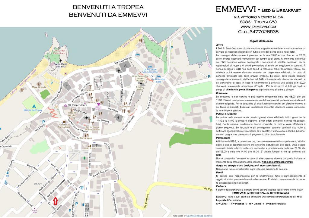 Bed and Breakfast Emmevvi Tropea Zewnętrze zdjęcie